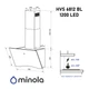 Вытяжка Minola HVS 6812 BL 1200 LED - изображение 12