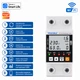 Розумне WiFi реле з повним захистом, лічильниками, таймером 1P+N 63A 230V Smart Life, Tuya [TVPS1-63T] Taxnele - зображення 1