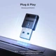 Bluetooth-адаптер Ugreen USB Bluetooth 6.0 Dongle Receiver EDR & BLE передатчик для компьютера, ноутбука Black (CM748) - изображение 3