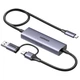 Картка відеозахоплювача Ugreen 2K 30FPS 1080P 60FPS USB C with 100 W Power Delivery Type C to 4K USB3.0 Gray (CM725) - зображення 1