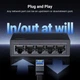 Коммутатор сетевой UGREEN 5-портовый Gigabit Ethernet Switch RJ45 Black (CM833) - изображение 4