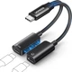 Перехідник розгалужувач Ugreen магнітний кабель USB C Splitter 1 in 2 Out Dual USB C для навушників PD 60 W Black (CM821) - зображення 1