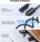 Перехідник розгалужувач Ugreen магнітний кабель USB C Splitter 1 in 2 Out Dual USB C для навушників PD 60 W Black (CM821) - зображення 5