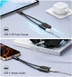 Перехідник розгалужувач Ugreen магнітний кабель USB C Splitter 1 in 2 Out Dual USB C для навушників PD 60 W Black (CM821) - зображення 8