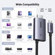 Кабель перехідник Ugreen USB C to HDMI Cable with 100W 4K@60Hz 2 м Grey (CM675) - зображення 6