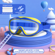 Очки для плавания детские YOUYOU, прозрачные линзы, антифог, UV-защита, панорамный обзор, для бассейна синие - изображение 1