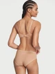 Жіночі бавовняні трусики сліпи Victoria's Secret з силіконовим поясом, XS (Бежевий) - изображение 2
