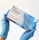 Перчатки нитриловые одноразовые Medicom голубые размер L 100 шт - изображение 2