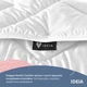 Одеяло IDEIA - Nordic Comfort зимнее белое 140*210 полуторное (300) - изображение 2