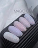 Гель для наращивания SAGA Builder Gel Magic №02 лиловый поталь 15 мл - изображение 3