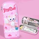Шкільний рюкзак з принтом My Melody Май Мелоді Kuromi з пеналом і аксесуарами Рожевий (28854) - зображення 12
