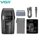Электробритва VGR V-640S, шейвер, двойное лезвие, 9000 RPM, LED-дисплей - изображение 1