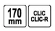 Щипці для хомутів CLIC/CLIC-R YATO 170 мм YT-06475 - зображення 2