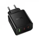 Сетевое зарядное устройство Hoco N75 65 Вт QC3.0 GaN USB-C/USB-A - изображение 3