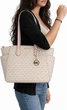 Сумка тоут Michael Kors Marilyn Medium Signature Logo Tote Bag Vanilla - зображення 3