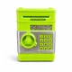 Детский сейф-копилка Number Bank с электронным кодовым замком и звуковыми эффектами Зеленый - изображение 5
