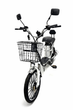 Електровелосипед Minako Pro 20" з кошиком 750W 60V/21Ah пасажирський для кур'єрів сірий (LUX1842) - зображення 4