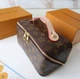 Жіноча сумка-косметичка колір коричневий несесер Louis Vuitton (112) - изображение 4