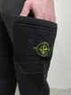 Штани Stone Island фліс 1003 чорні XS - изображение 3