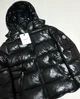 Куртка Moncler глянцева 5000 чорна Л - изображение 2