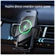 Універсальний автотримач ColorWay FlameGrip, автозажим, Wireless Charger 15W Black (CW-CHAW070Q-BK) - зображення 7