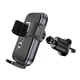 Автодержатель для телефона HOCO H78 Vista push-type car holder (air outlet) темно-серый, в дефлектор - изображение 5