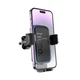 Автодержатель для телефона HOCO H78 Vista push-type car holder (air outlet) темно-серый, в дефлектор - изображение 7