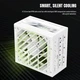 GAMEMAX Блок живлення atx 3.1 & PCIe5.1_ 1000w, 80+ Gold, fan 135mm,fully modular ,Japanese 105°c and solid gz 1000g wh - изображение 5