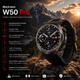 Смарт-часы Blackview W50 Pro Black водонепроницаемые защищенные умные часы с фонариком и Bluetooth Черные - изображение 1