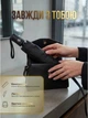 Парасолька автоматична з системою Антивітер Bodasan 8 спиць, купол 110 см, кнопка відкриття/закриття Чорна (HC45) - зображення 4