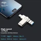 Флеш-память USB Aigo U356 128GB Type-C USB 3.2 Silver - изображение 2