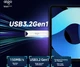 Флеш память USB Aigo U351 256GB Type-C USB 3.2 Silver - изображение 4