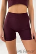 Шорти короткі з ефектом пуш-ап та V-подібним поясом InSecret V-Shorts MARSALA S/M Бордові - зображення 1