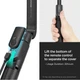 Універсальний штатив Spigen S580W Bluetooth Selfie Stick Long Tripod Black with MagSafe (AMP07659) - зображення 12
