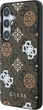Etui Guess 4G Printed Colored Peony Pattern MagSafe do Samsung Galaxy S25 Brown (GUHMS25SP4PWPW) - obraz 2