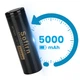 Аккумулятор 21700 Sofirn 5000 mAh литий-ионный Li-Ion силовой 15А, 3.6V Плоский плюс (19300) - изображение 3