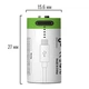 Аккумулятор CR2 Smartoools 300 mAh литий-ионный Li-Ion с зарядкой от Type-C 3.7V Выпуклый плюс (19326) - изображение 10
