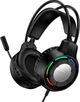 Игровые наушники проводные Borofone BO112 Геймерская гарнитура с микрофоном и RGB подсветкой Black (19253) - изображение 1