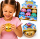 Антистрес іграшка Булочка Пельмень Сквіш 10 см Squishy Dumpling з блискітками kawaii колір сюрприз - зображення 1