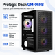 Корпус для ПК Prologix Dash GM-06RB Midi-Tower без БП MicroATX/Mini-ITX ARGB Black - изображение 2