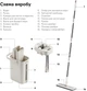Комплект для прибирання RZTK Flat Mop 2 + 1 додаткова насадка мікрофібра - зображення 17