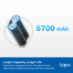 TP-LINK Акумуляторна батарея для пристроїв tapo, Tapo a100 Tapo a100 - изображение 7
