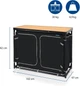 Кемпинговый шкаф Campart KI-0774 Black Б/В - изображение 2