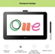 Графический планшет 13,3" Wacom One DTC133W0B Черно-серый (102050588) - Б/У - изображение 5