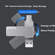 Флеш-накопитель Lenovo Ecosystem Brand Yinen 32GB Type-C USB 3.2 F500 серебристого цвета, скорость чтения 150 МБ/с, двойной интерфейс, подходит для мобильных устройств и ПК, офиса и бизнеса. - изображение 6
