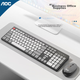 Бездротовий комплект клавіатури та миші AOC KM720, комп'ютерна клавіатура, контрастний колір, бризкозахищений дизайн, клавіатура для бізнесу, офісу та дому, чорний - изображение 10
