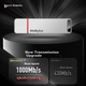 ThinkPlus Lenovo 256GB USB 3.2 SSD флеш-накопитель серии TU100Pro 1000MB/s высокоскоростной, металлический корпус, серебристый - изображение 4