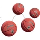Баскетбольний м'яч LI-NING № 7 CBA, офіційний, для дорослих, дітей, молоді, для приміщень та відкритих майданчиків, для професійних тренувань, розмір 7 - изображение 3