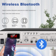 Потужний підсилювач постійної напруги SAST 120 Вт із Bluetooth, гучномовець публічного оповіщення, стельовий динамік, настінний динамік, комбінований домашній кінотеатр, спеціалізоване двозонне керування звуком - зображення 7