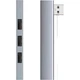 Бездротова USB-док-станція для ноутбука Youlianxing з прямим підключенням, встановлювана з лівого боку, USB-розгалужувач 1-к-4, розширювальний концентратор, USB-концентратор, USB-флеш-накопичувач, миша, клавіатура. - зображення 2